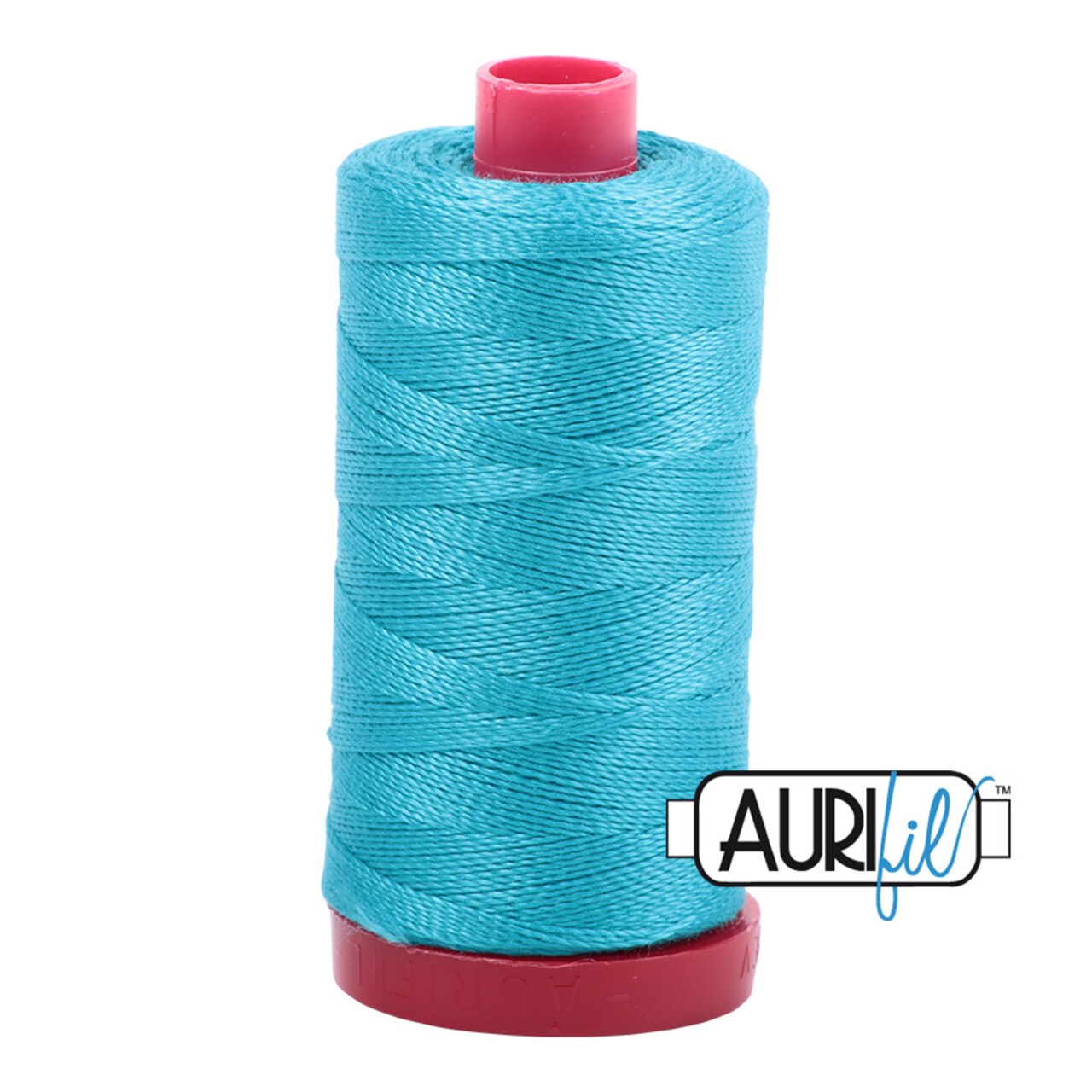 Turquoise (2810) | 12wt Large Spool (325M / 356Y) | Aurifil Thread